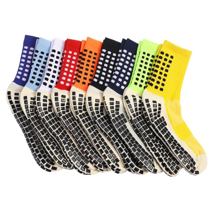 KipFit 10 Pairs Black Anti Slip Football Basketball Running Fitness Sports Grip Socks - Image 5