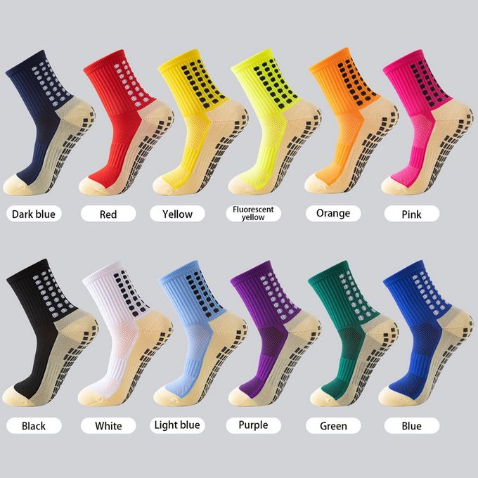 KipFit 10 Pairs Black Anti Slip Football Basketball Running Fitness Sports Grip Socks - Image 6